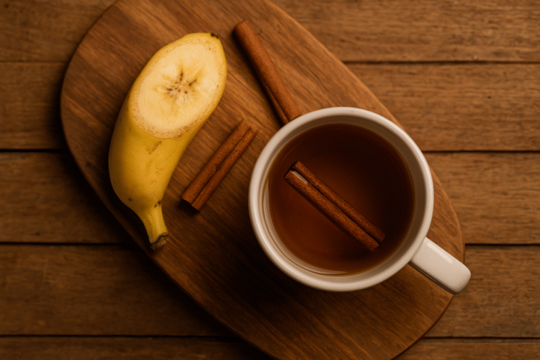 Té de plátano con canela para dormir mejor: receta y beneficios